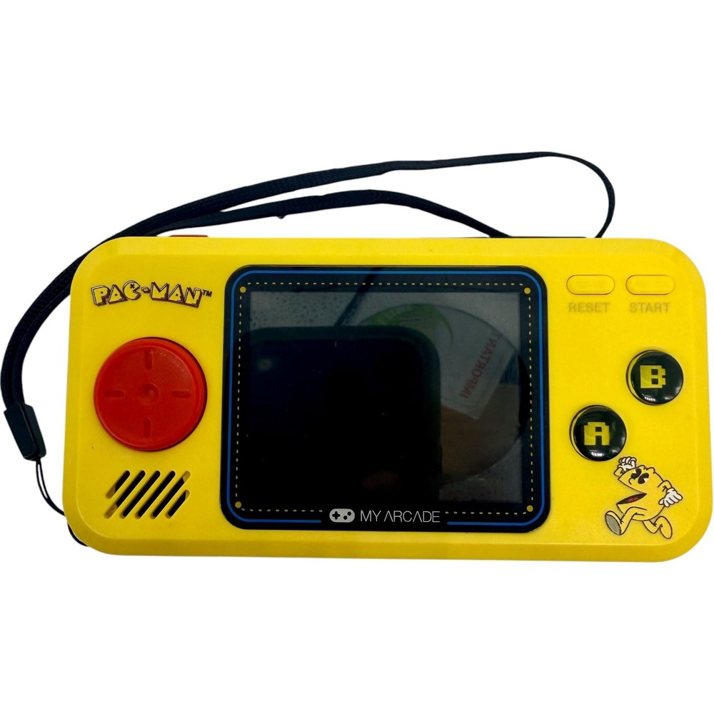 My‎ Arcade Pac-Man Pocket Player Handheld Game Console 3 Games Tested Working
